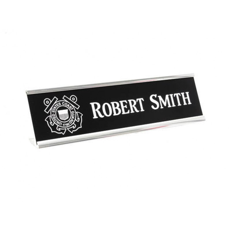 Desk Name Plate and Metal Holder